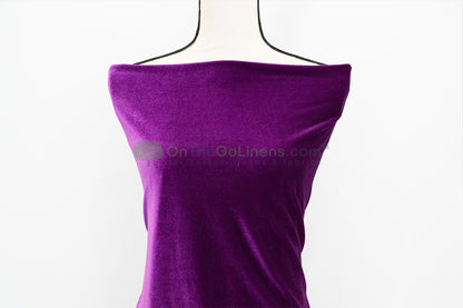 Stretch Velvet Tablecloths | Soft and Smooth Spandex Velvet Table Linens | Multiple Colors |