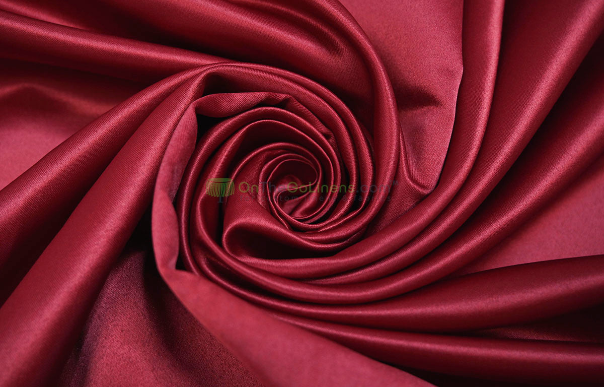 Lamour Satin Table Runners | 100% Polyester Semi Dull Heavy Satin Table Runners
