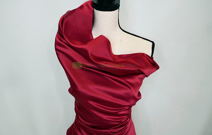 Lamour Satin Fabric by the Yard & Bolt | 100% Polyester Semi Dull Heavy Satin Fabric | 60" Wide | Multiple Colors |