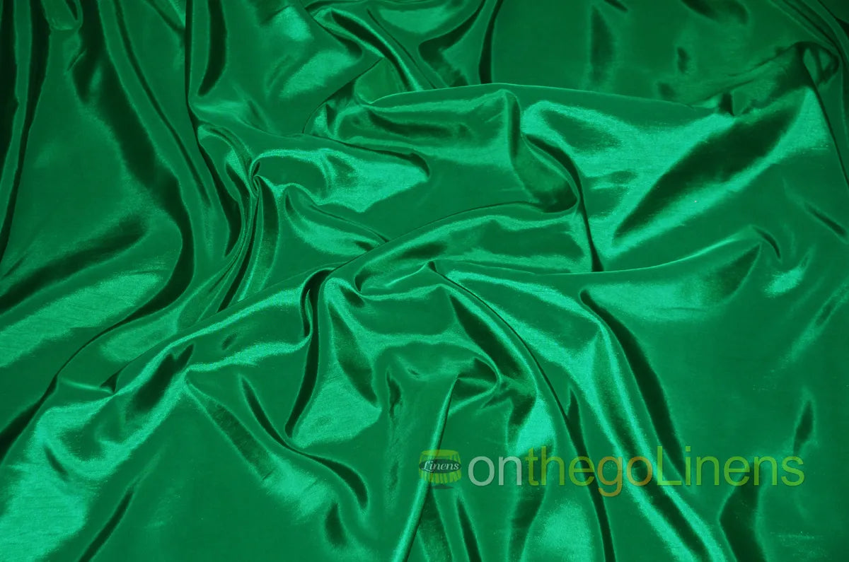 Flag Green Solid Taffeta