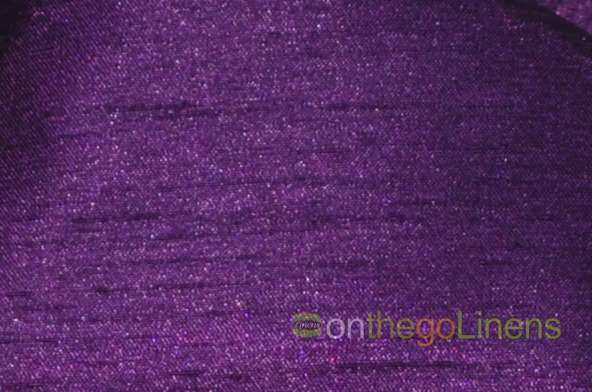 Shantung Satin Plum