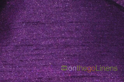 Shantung Satin Plum