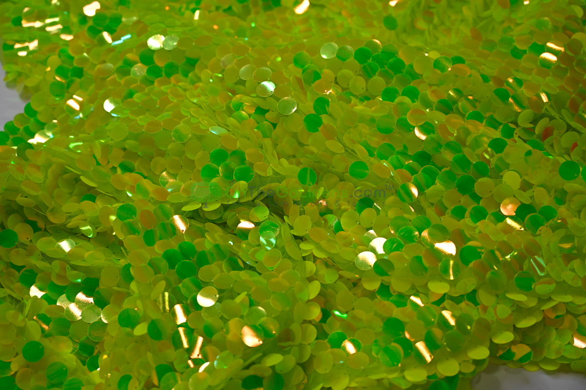 Payette Sequins Table Linens | Paillette Fish Scale Sequins Tablecloths | Multiple Colors |
