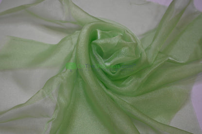 Japanese Crystal Organza Fabric | 100% Nylon | 45” Width | Sheer Luxury for Gowns & Décor