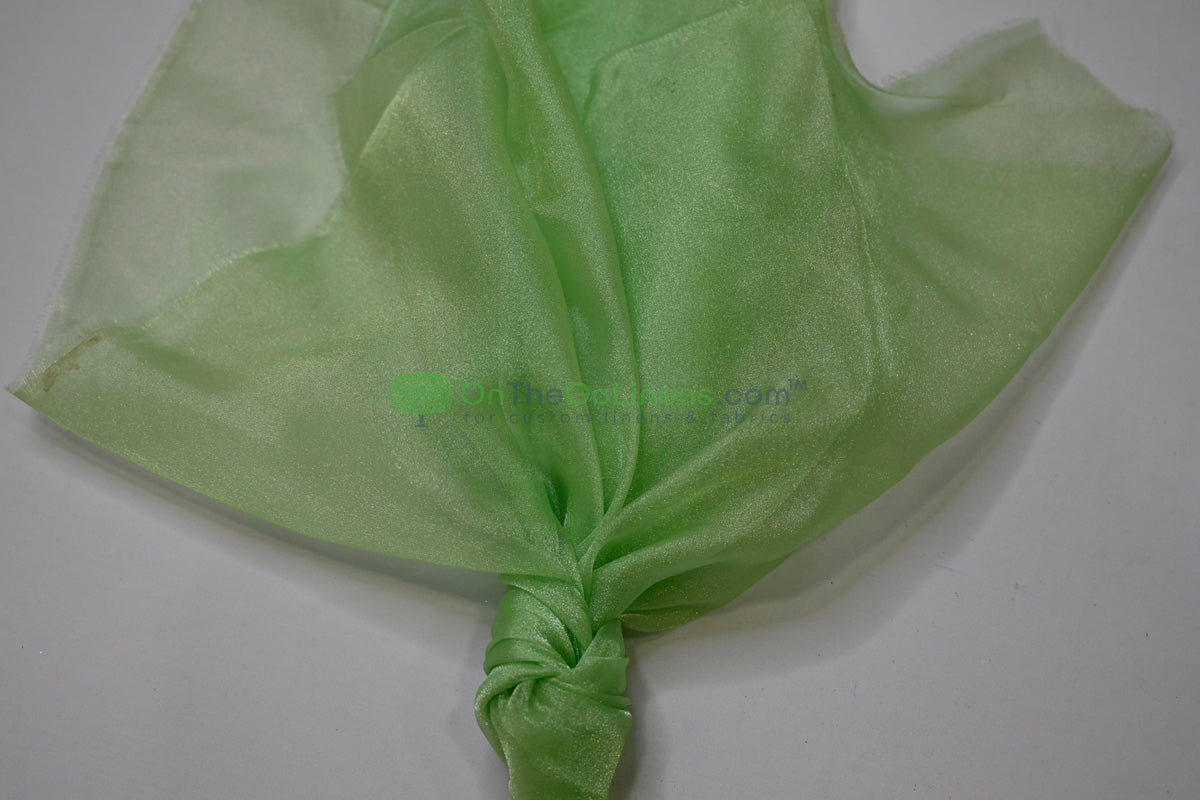 Japanese Crystal Organza Fabric | 100% Nylon | 45” Width | Sheer Luxury for Gowns & Décor