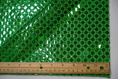 Holographic Sequin Fabric | 45” Wide | Lightweight & Flowing for Costumes, Gowns & Décor