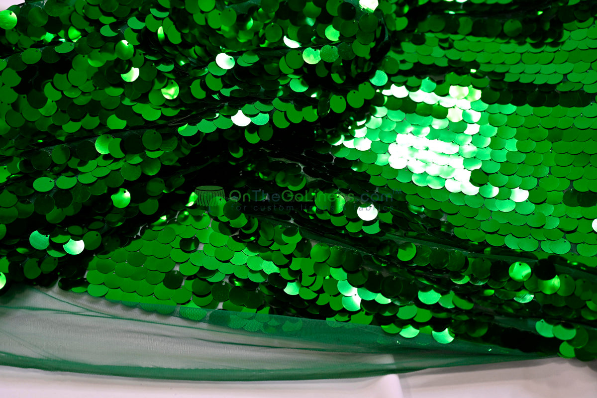 Payette Sequins Table Linens | Paillette Fish Scale Sequins Tablecloths | Multiple Colors |