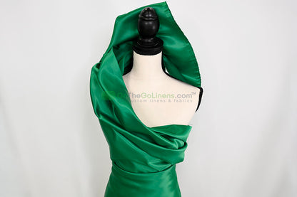 Lamour Satin Fabric by the Yard & Bolt | 100% Polyester Semi Dull Heavy Satin Fabric | 60" Wide | Multiple Colors |
