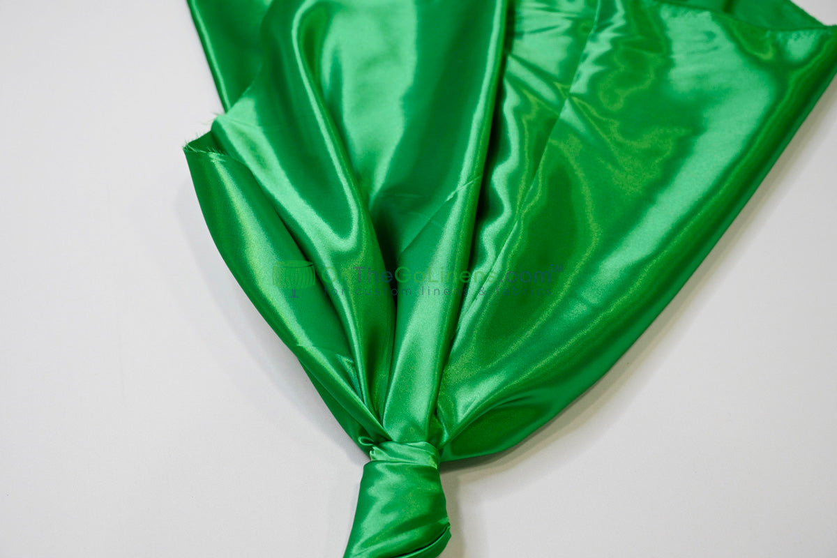 Stretch Charmeuse Fabric by the Yard | Silky Soft Stretch Satin Fabric | 4% Spandex | Multiple Colors |