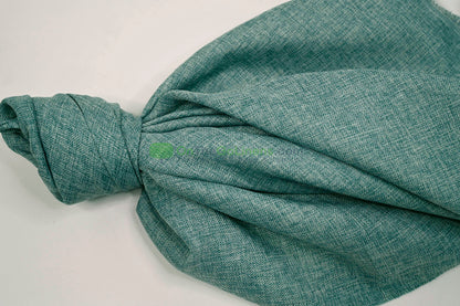 Vintage Linen Event Drapery Panels | Imitation Burlap Curtains | Washable 100% Polyester Burlap |