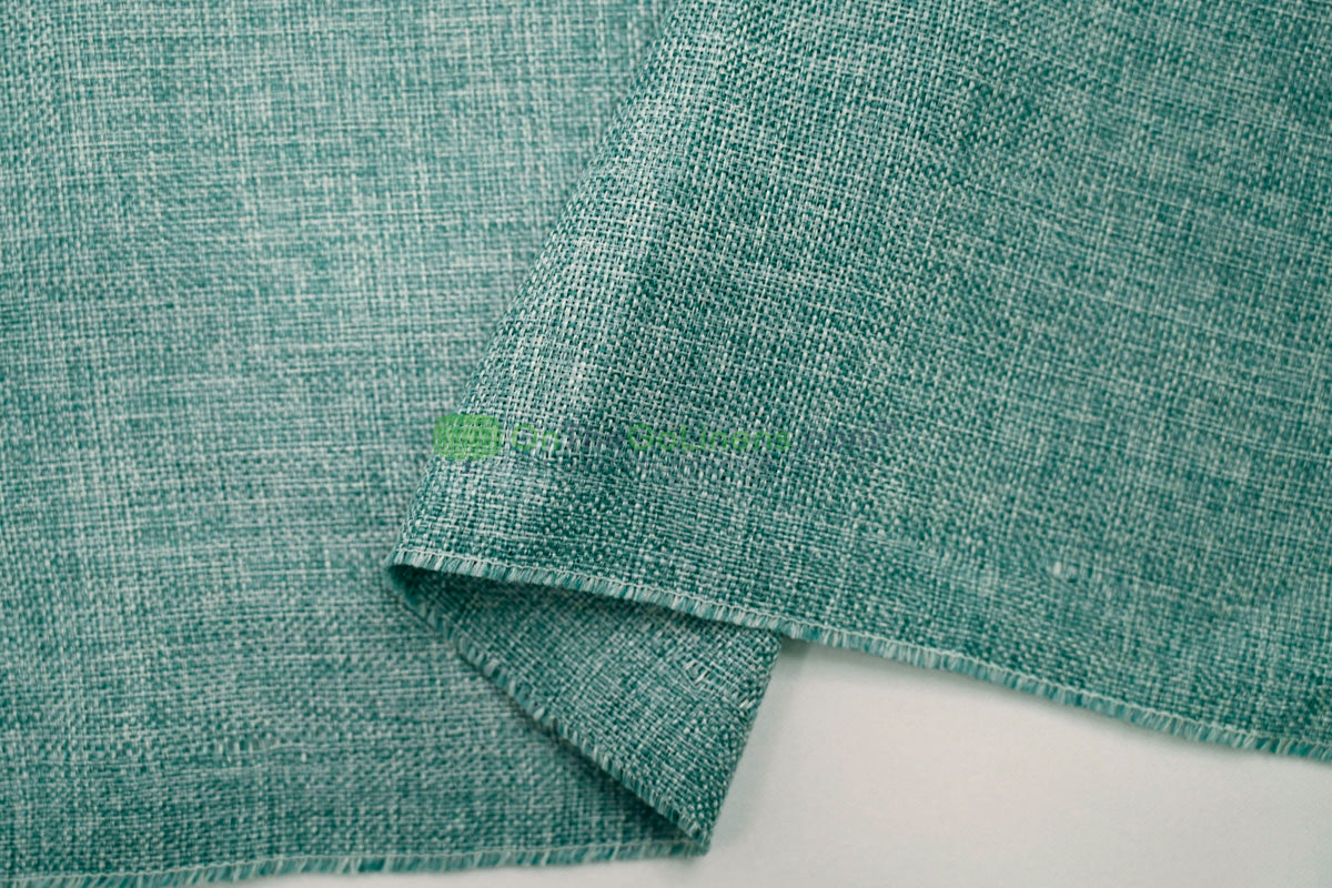 Vintage Linen Event Drapery Panels | Imitation Burlap Curtains | Washable 100% Polyester Burlap |