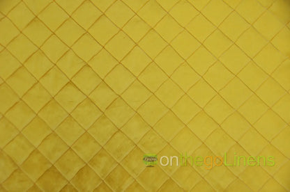 Pintuck 2x2 Fabric by the Yard | Diamond Taffeta Fabric | 52" wide | Multiple Colors |