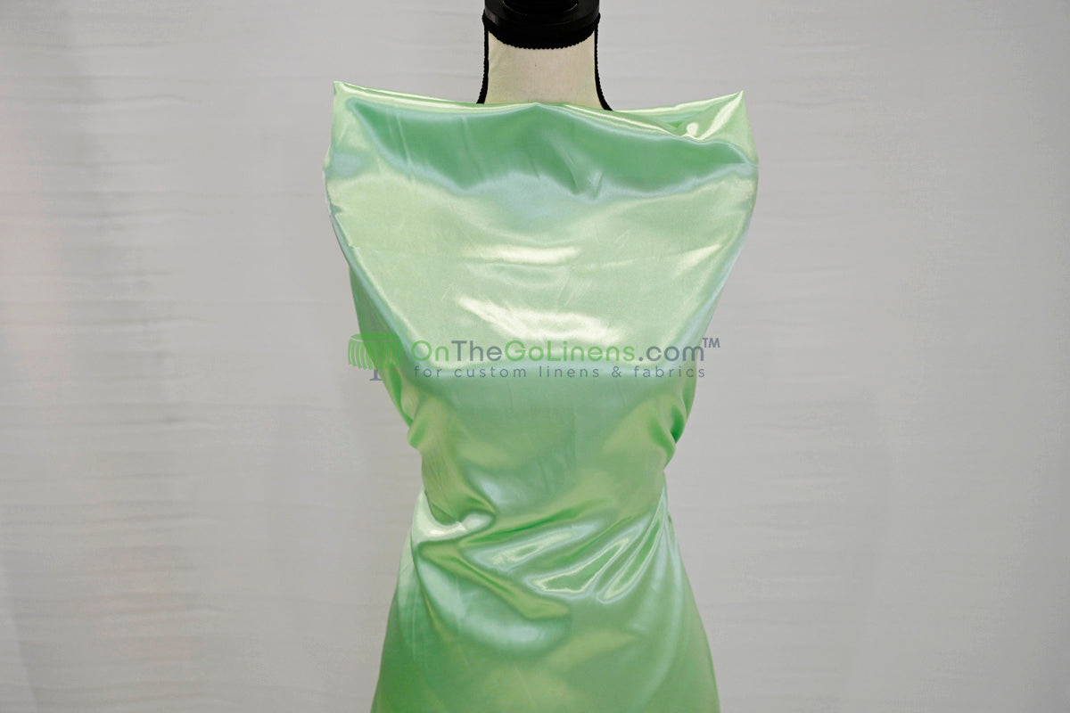 Charmeuse Satin Table Linens, Table Overlays, Table Drapes and Banquets | Multiple IFR Satin Colors |