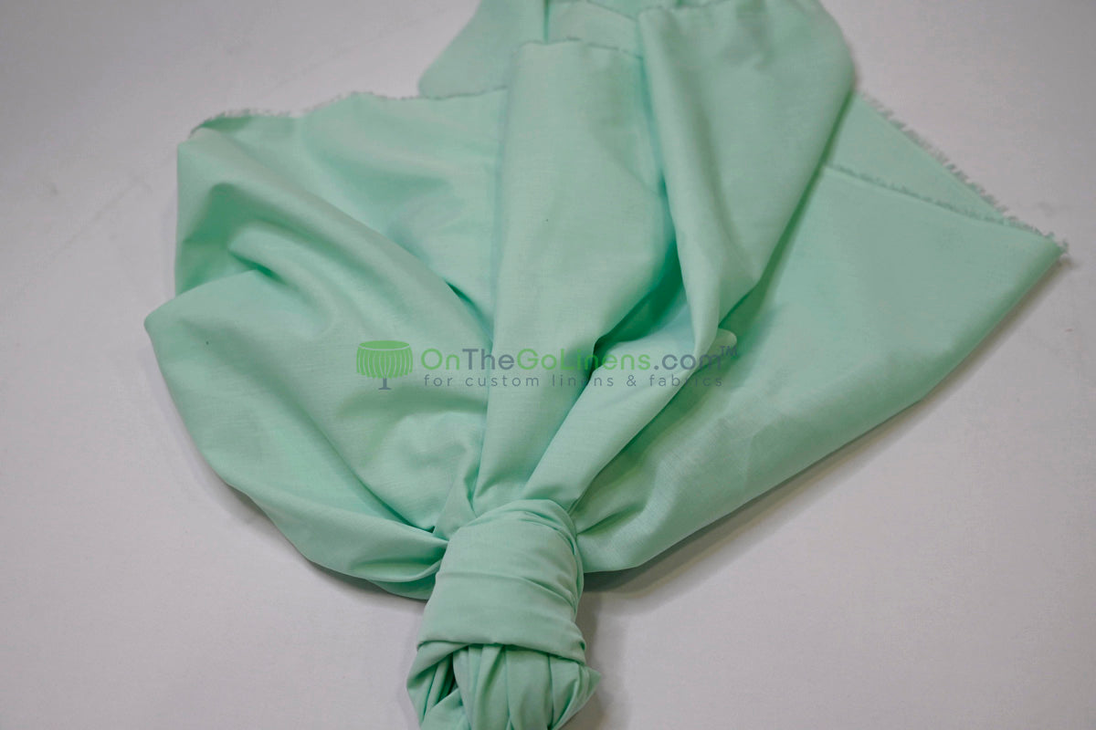 Woven Poly Cotton Broadcloth Fabric by the Yard | Polycotton Fabric | Multiple Colors | 60" Wide | 80/20 Blend |