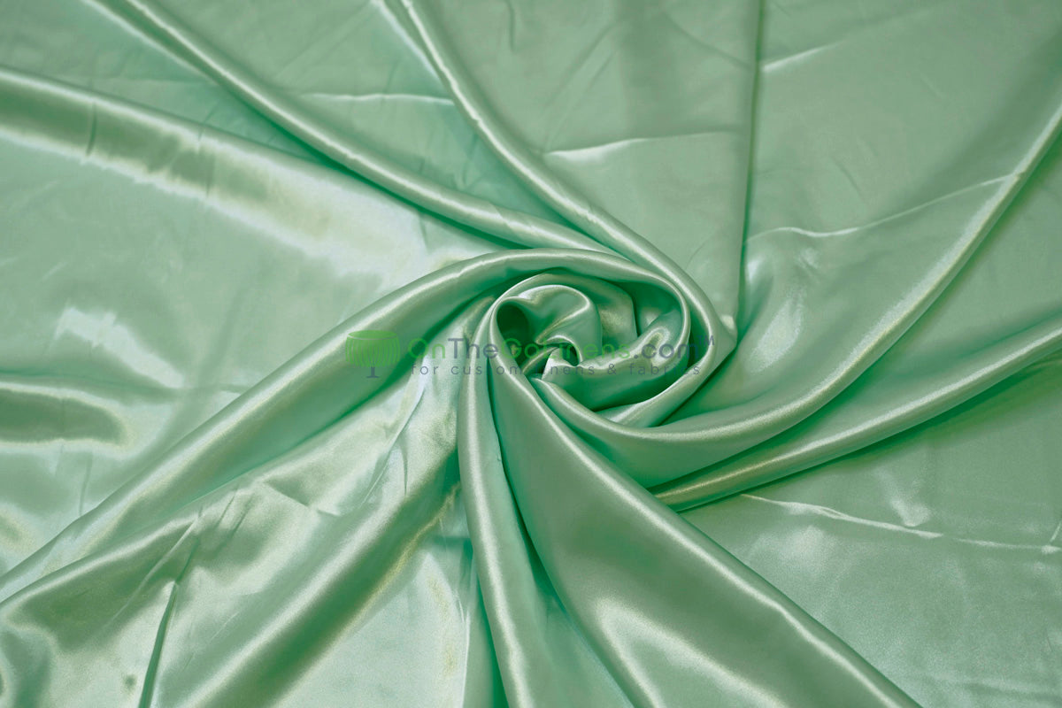 Stretch Charmeuse Fabric by the Yard | Silky Soft Stretch Satin Fabric | 4% Spandex | Multiple Colors |