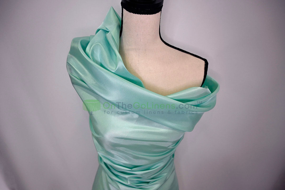 Taffeta Fabric by the Yard | Non Stretch Taffeta | 60" Wide | 75 Colors Available | Wholesale Bolt Available |
