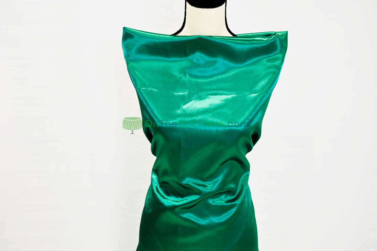 Charmeuse Satin Table Linens, Table Overlays, Table Drapes and Banquets | Multiple IFR Satin Colors |