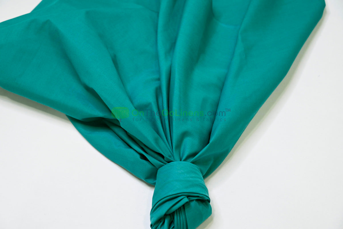 Woven Poly Cotton Broadcloth Fabric by the Yard | Polycotton Fabric | Multiple Colors | 60" Wide | 80/20 Blend |