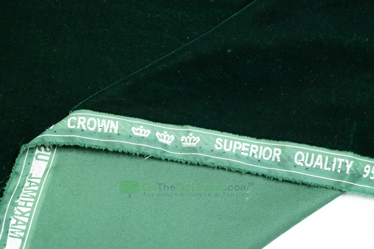Luxury Micro Velvet Fabric | Crown Velvet by the Yard | 45" Wide | Assorted Colors
