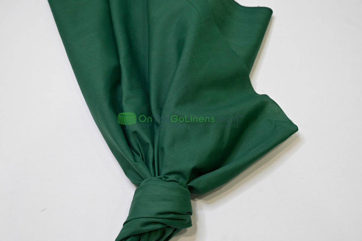 Woven Poly Cotton Broadcloth Fabric by the Yard | Polycotton Fabric | Multiple Colors | 60" Wide | 80/20 Blend |
