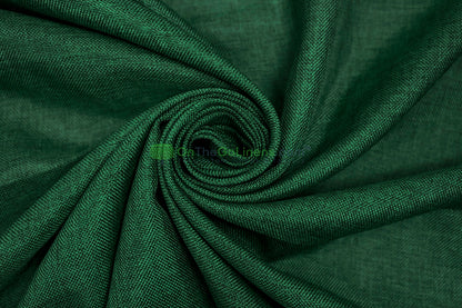 Vintage Linen Event Drapery Panels | Imitation Burlap Curtains | Washable 100% Polyester Burlap |