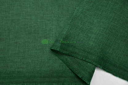 Vintage Linen Event Drapery Panels | Imitation Burlap Curtains | Washable 100% Polyester Burlap |