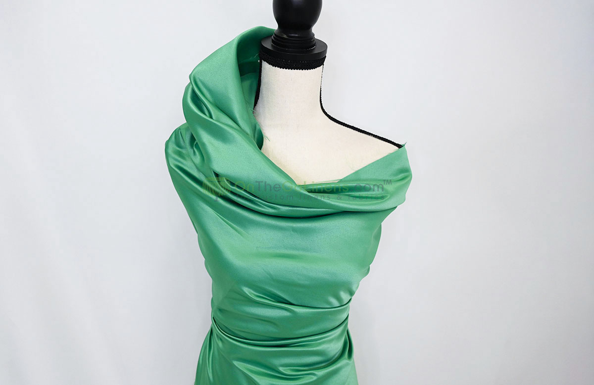 Lamour Satin Fabric by the Yard & Bolt | 100% Polyester Semi Dull Heavy Satin Fabric | 60" Wide | Multiple Colors |