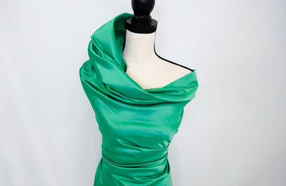 Lamour Satin Fabric by the Yard & Bolt | 100% Polyester Semi Dull Heavy Satin Fabric | 60" Wide | Multiple Colors |