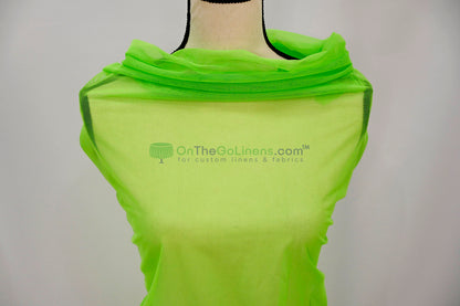 Power Mesh Spandex Fabric by the Yard | 60" Wide | Multiple Colors | 80/20 Nylon Spandex Blend |