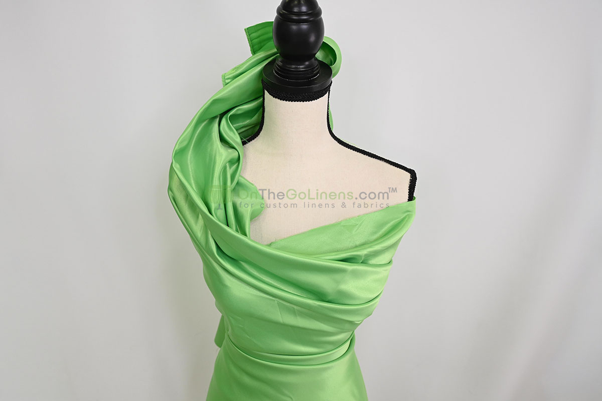 Lamour Satin Fabric by the Yard & Bolt | 100% Polyester Semi Dull Heavy Satin Fabric | 60" Wide | Multiple Colors |