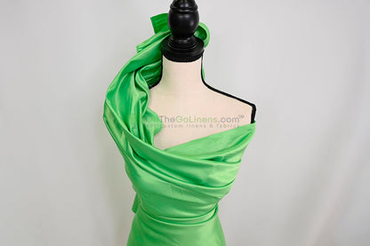 Lamour Satin Fabric by the Yard & Bolt | 100% Polyester Semi Dull Heavy Satin Fabric | 60" Wide | Multiple Colors |