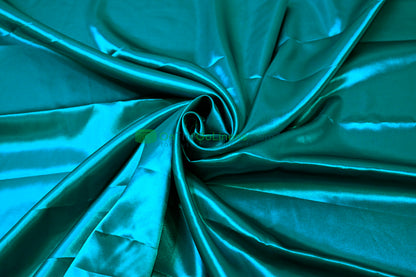 Stretch Charmeuse Fabric by the Yard | Silky Soft Stretch Satin Fabric | 4% Spandex | Multiple Colors |