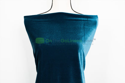 Stretch Velvet Tablecloths | Soft and Smooth Spandex Velvet Table Linens | Multiple Colors |