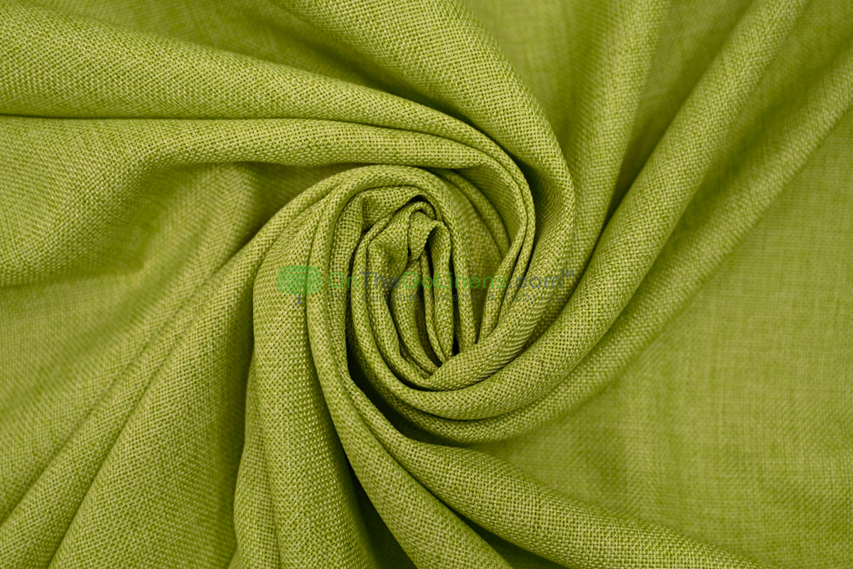 Vintage Linen Event Drapery Panels | Imitation Burlap Curtains | Washable 100% Polyester Burlap |