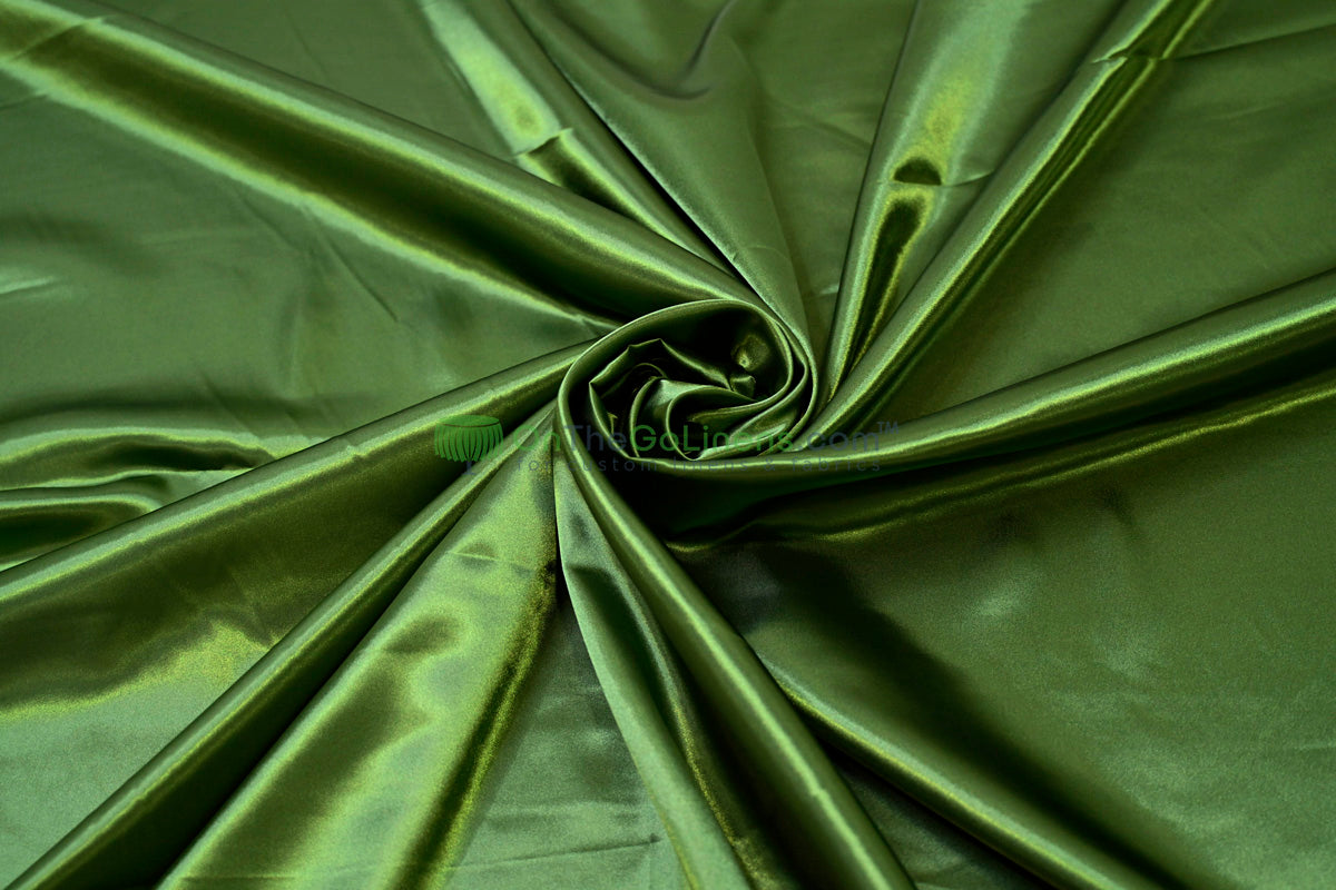 Stretch Charmeuse Fabric by the Yard | Silky Soft Stretch Satin Fabric | 4% Spandex | Multiple Colors |