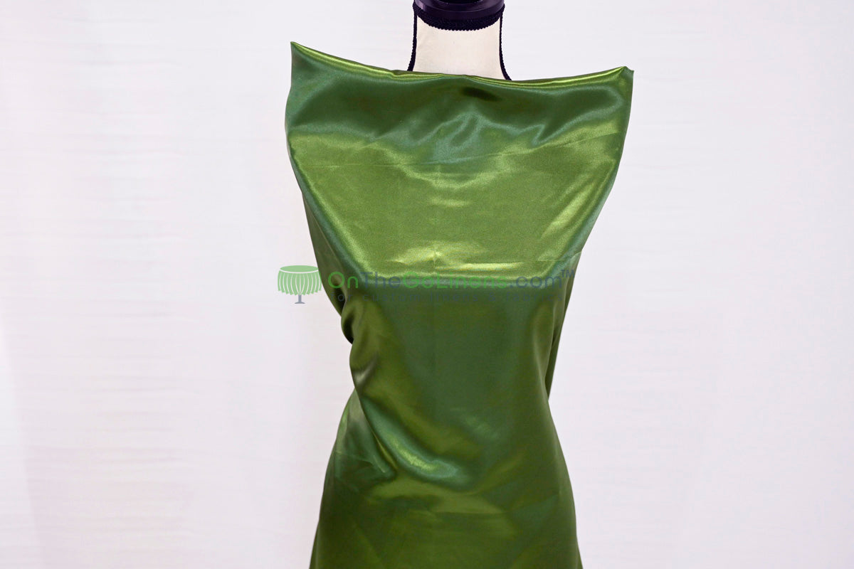 Stretch Charmeuse Fabric by the Yard | Silky Soft Stretch Satin Fabric | 4% Spandex | Multiple Colors |