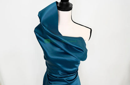 Lamour Satin Fabric by the Yard & Bolt | 100% Polyester Semi Dull Heavy Satin Fabric | 60" Wide | Multiple Colors |
