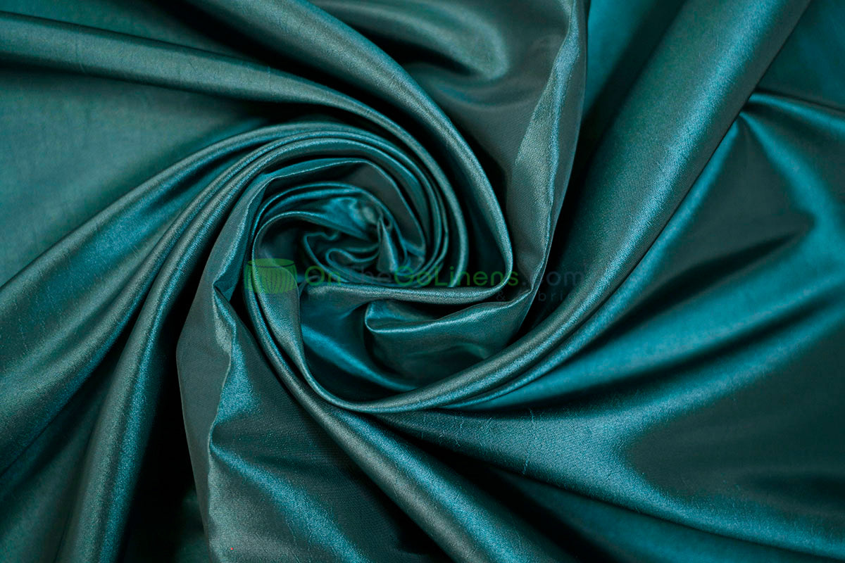 Taffeta Fabric by the Yard | Non Stretch Taffeta | 60" Wide | 75 Colors Available | Wholesale Bolt Available |