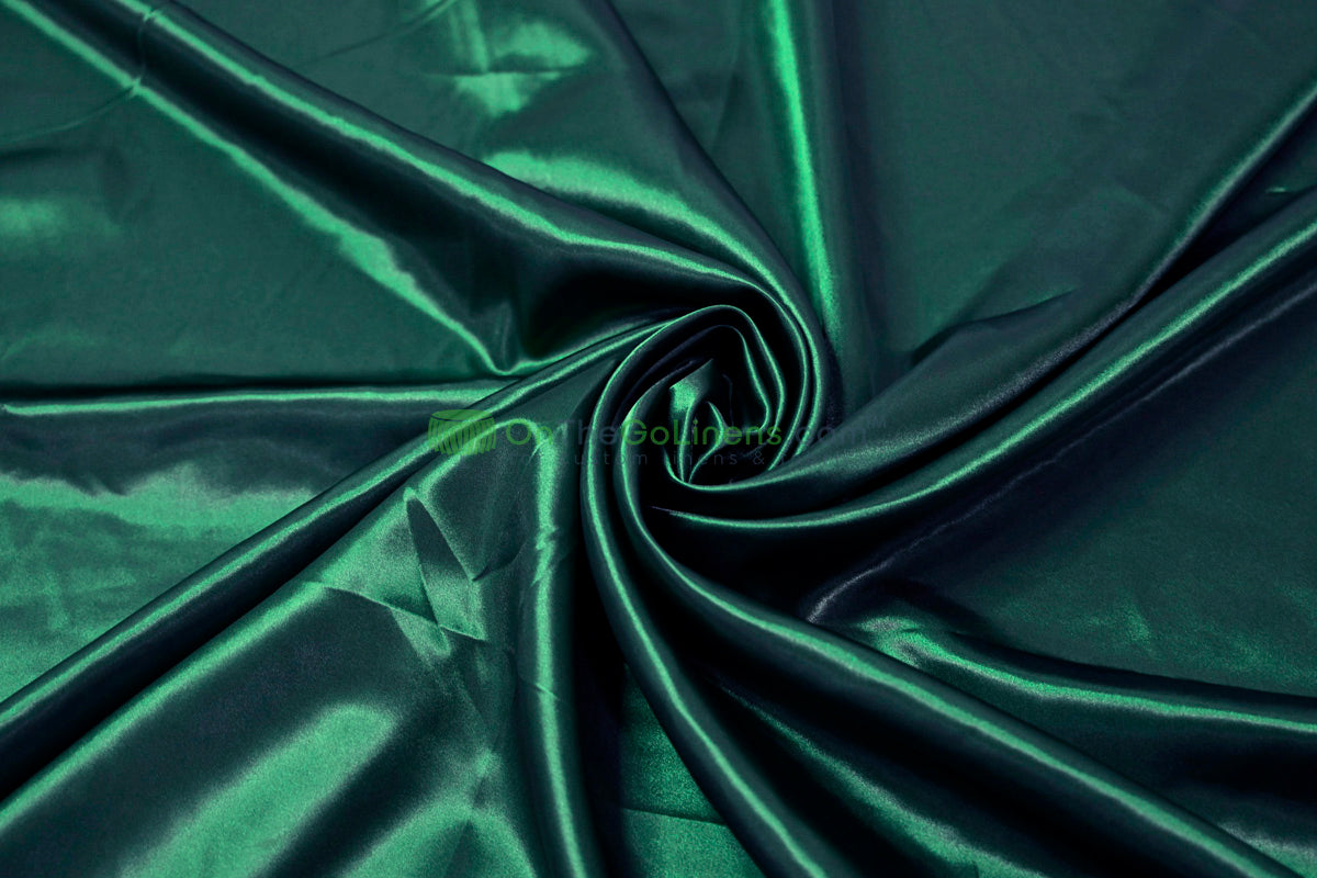Stretch Charmeuse Fabric by the Yard | Silky Soft Stretch Satin Fabric | 4% Spandex | Multiple Colors |