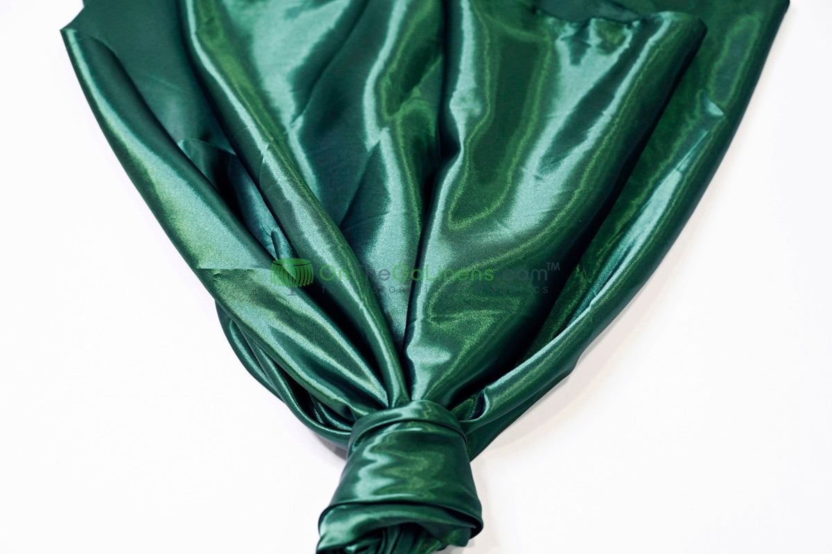 Stretch Charmeuse Fabric by the Yard | Silky Soft Stretch Satin Fabric | 4% Spandex | Multiple Colors |
