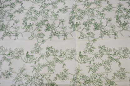 Ben Toile Satin Print Event Drapery Panels | French Style Toile Satin Print Curtains | 100% Polyester Washable |