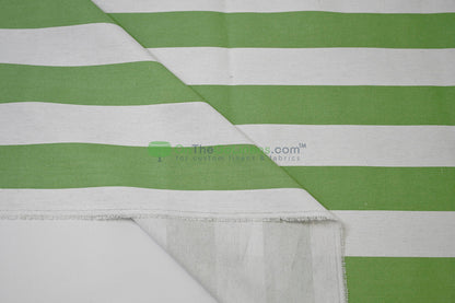 100% Cotton Canvas 2" Stripe Fabric | Sold by the Yard | Four Colors Available | 60" Wide |