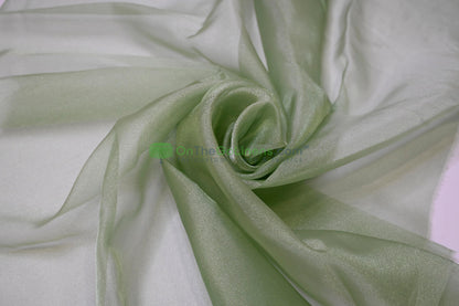 Japanese Crystal Organza Fabric | 100% Nylon | 45” Width | Sheer Luxury for Gowns & Décor