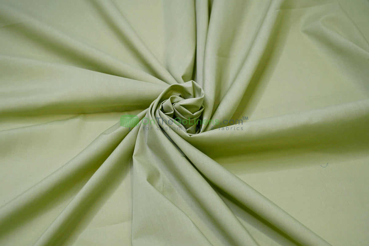 Woven Poly Cotton Broadcloth Fabric by the Yard | Polycotton Fabric | Multiple Colors | 60" Wide | 80/20 Blend |