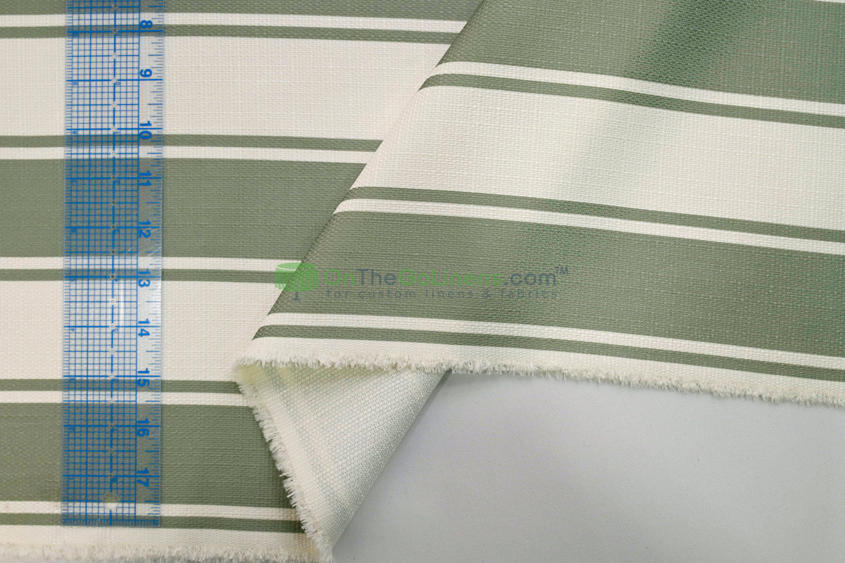Rustic Linen Stripe Fabric