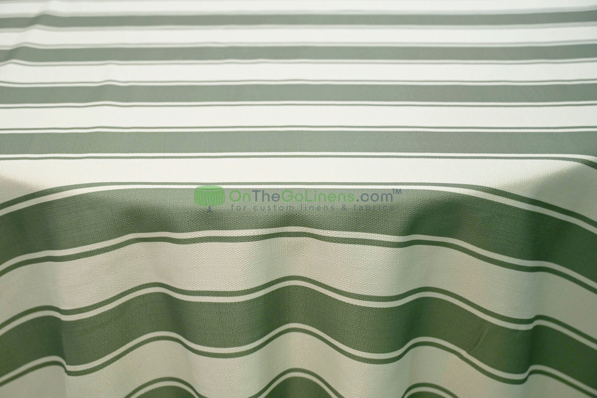 Rustic Linen Stripe Fabric