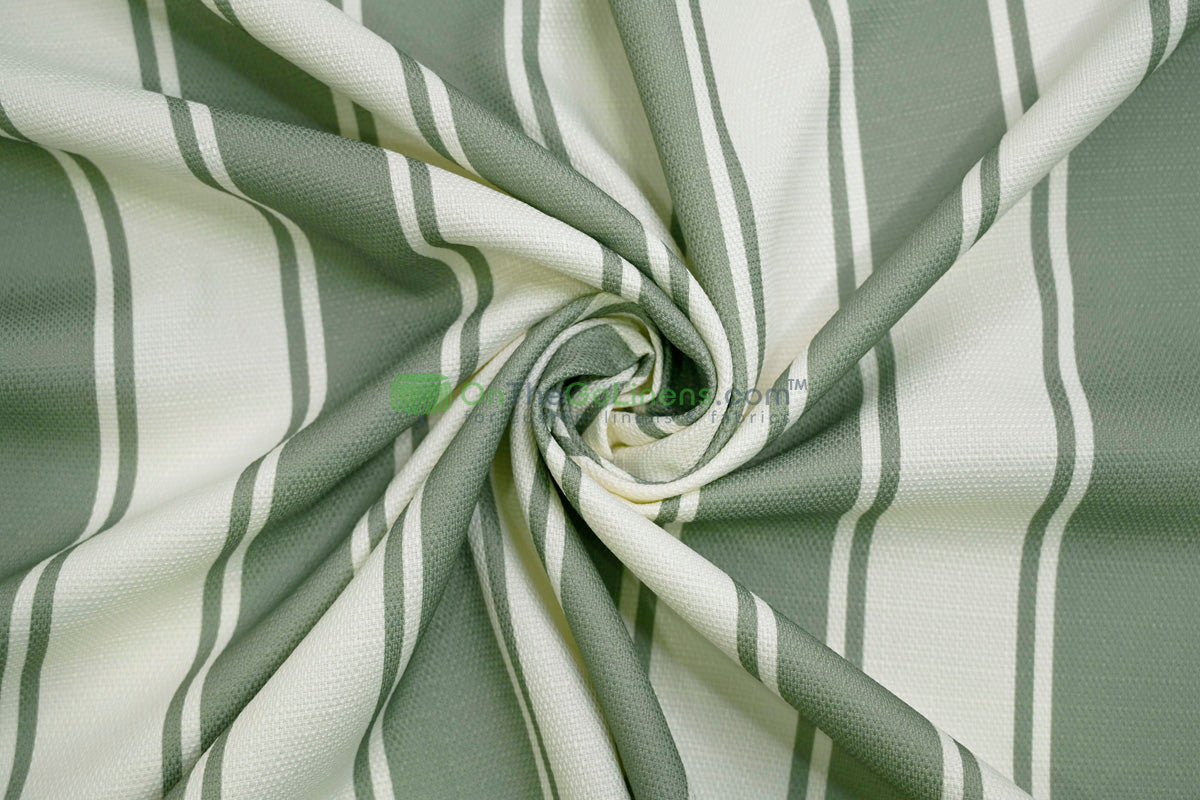 Rustic Linen Stripe Fabric