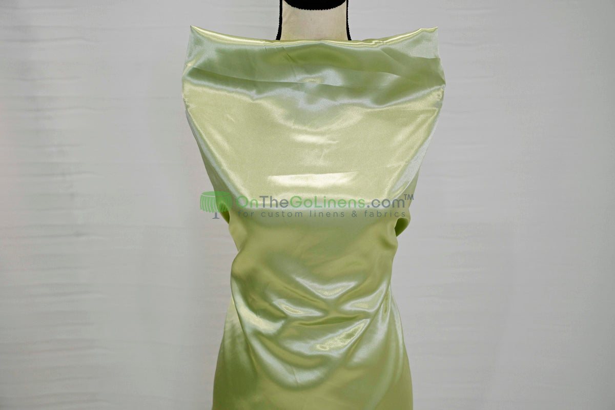 Charmeuse Satin Table Linens, Table Overlays, Table Drapes and Banquets | Multiple IFR Satin Colors |