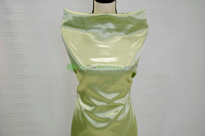 Charmeuse Satin Table Linens, Table Overlays, Table Drapes and Banquets | Multiple IFR Satin Colors |