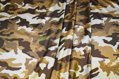 Army Camouflage Charmeuse Satin Tablecloths | Army Camouflage Tablecloths | Multiple Sizes |